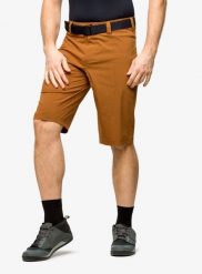 Spodenki rowerowe Mons Royale Virage Bike Shorts - copper S. Brązowe szorty męskie Mons Royale, na lato, s, bez wzorów, z elastanu, klasyczne. Za 339.99 zł.