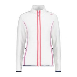 Bluza damska turystyczna CMP 32G5916. Białe bluzy sportowe damskie CMP, s, bez wzorów, bez kaptura, trekkingowe. W wyprzedaży za 230.99 zł.