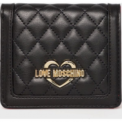 Love Moschino - Portfel. Czarne portfele damskie Love Moschino, z materiału. Za 339.90 zł.