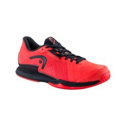 Buty do tenisa Head Sprint Pro 3.5. Czarne buty sportowe męskie Head, bez wzorów, z materiału, do biegania. W wyprzedaży za 528.40 zł.