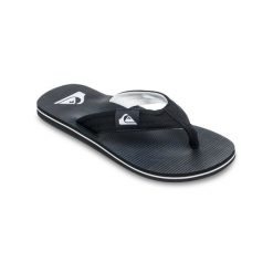 Japonki plażowe męskie Quiksilver MOLOKAI LAYBACK. Czarne klapki męskie Quiksilver. Za 109.99 zł.