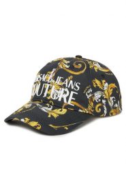 Versace Jeans Couture Czapka z daszkiem 78VAZK10 Czarny. Czarne czapki i kapelusze damskie Versace Jeans Couture, bez wzorów, z bawełny. Za 189.99 zł.