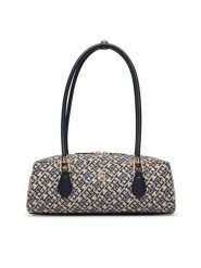 Tommy Hilfiger Torebka Th Grace Shoulder Bag Jacquard AW0AW18752 Niebieski. Niebieskie torebki do ręki damskie Tommy Hilfiger, bez wzorów, z materiału, bez dodatków. Za 649.99 zł.