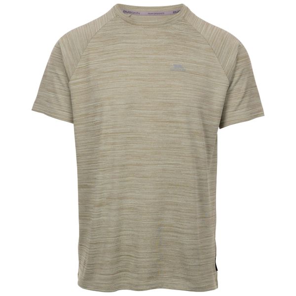 T-shirt Trespass Leecana. Czerwone t-shirty męskie Trespass, l, bez wzorów, z materiału, bez kołnierzyka. Za 71.45 zł.