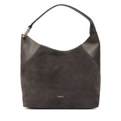 Torebka Furla. Szare torebki do ręki damskie Furla, bez wzorów, klasyczne, bez dodatków. Za 1,839.00 zł.