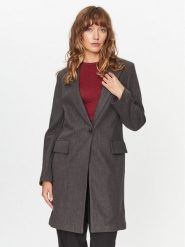 ONLY Płaszcz przejściowy Nancy 15292832 Szary Regular Fit. Szare płaszcze damskie Only, m, bez wzorów, z syntetyku, bez kaptura. Za 159.99 zł.