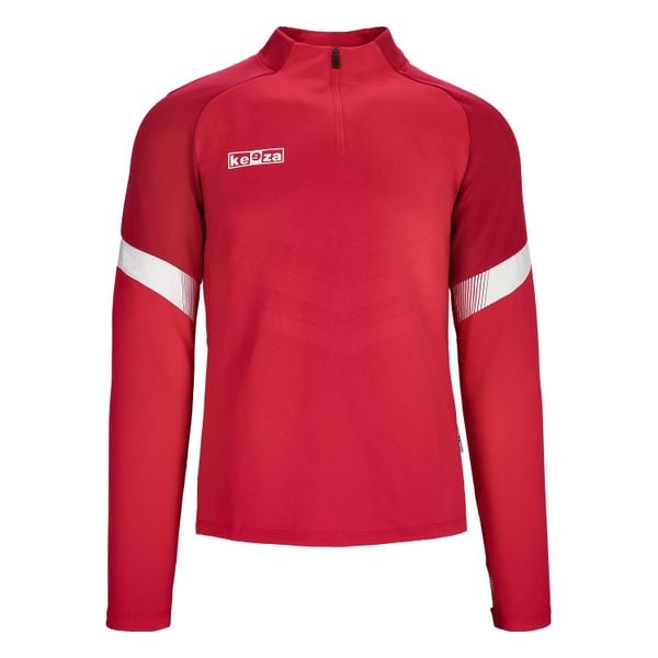Bluza treningowa Keeza Albion. Czerwone bluzy męskie KEEZA, l, bez wzorów, z elastanu, bez kaptura, do biegania. Za 94.00 zł.