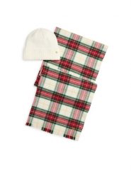 LAUREN RALPH LAUREN Zestaw szalik i czapka 454P23529002 Kremowy. Białe szaliki i chusty damskie Lauren Ralph Lauren, bez wzorów, z poliesteru. Za 819.99 zł.