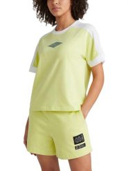 Limbo T-Shirt koszulka z krótkim rękawem - zielona. Białe koszulki sportowe damskie O'Neill, m, bez wzorów, z bawełny, bez kołnierzyka, bez ramiączek. Za 139.00 zł.
