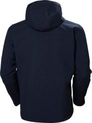 Kurtka męska Helly Hansen Softshell Kensington Navy. Niebieskie kurtki męskie Helly Hansen, m, bez wzorów, z softshellu, bez kaptura. Za 588.53 zł.