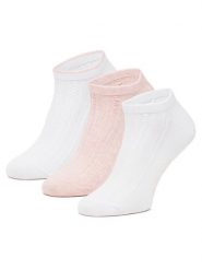Roxy Stopki AS_ROXY_07S_SS25 (3-PACK) Biały. Białe skarpety damskie Roxy, bez wzorów, z bawełny. Za 29.99 zł.
