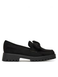 DeeZee Loafersy HXG2108-93 Czarny. Czarne mokasyny damskie DeeZee, z materiału. Za 129.99 zł.