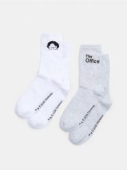 Skarpetki The Office 2 pack - wielobarwny. Skarpety męskie Sinsay, bez wzorów. Za 15.99 zł.