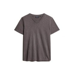 T-shirt melanżowy z dekoltem w serek Superdry. Szare t-shirty męskie Superdry., m, bez wzorów, z tkaniny, eleganckie, bez kołnierzyka. Za 128.40 zł.