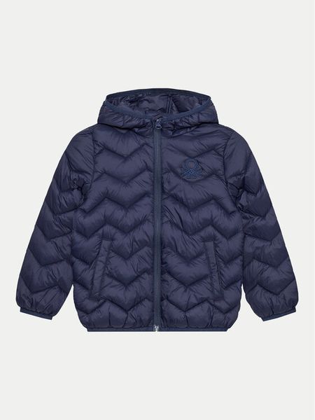 United Colors Of Benetton Kurtka zimowa 2TWDGN02V Granatowy Regular Fit. Niebieskie buty zimowe chłopięce United Colors Of Benetton, bez wzorów, z syntetyku, bez zapięcia. Za 139.99 zł.
