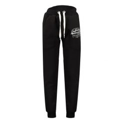 Spodnie dresowe męskie Geographical Norway Merci EO/PR 100 B67 czarne. Czarne spodnie sportowe męskie Geographical Norway, na lato, m, bez wzorów, z dresówki, trekkingowe. Za 129.00 zł.
