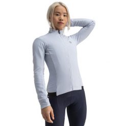 Damska kurtka rowerowa softshell Kolarstwo Siroko J1 Bluebell. Niebieskie kurtki damskie SIROKO, xs, bez wzorów, z materiału, bez kaptura. W wyprzedaży za 294.00 zł.