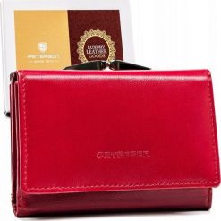 Peterson Skórzany Portfel Damski Z Systemem Rfid. Portfele damskie Peterson, bez wzorów. Za 136.11 zł.