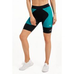 Spodenki rowerowe damskie Rough Radical Mobile. Czarne szorty sportowe damskie ROUGH RADICAL, s, bez wzorów, sportowe, rowerowe. Za 49.90 zł.