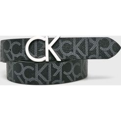 Calvin Klein - Pasek. Szare paski damskie Calvin Klein, w paski, z materiału. Za 229.90 zł.