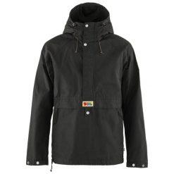 Kurtka turystyczna męska Fjallraven Vardag Anorak. Szare kurtki męskie Fjällräven, m, bez wzorów, z softshellu, sportowe, bez kaptura. Za 872.55 zł.