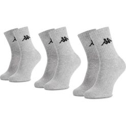 Zestaw 3 par wysokich skarpet unisex KAPPA - Sonotu 704304 Grey Melange 19M. Skarpety damskie marki Kappa. Za 19.95 zł.