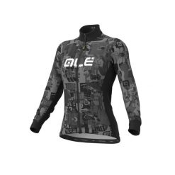 Bluza rowerowa damska Alé Cycling Solid Break. Czarne bluzy damskie ALÉ CYCLING, bez wzorów, rowerowe. W wyprzedaży za 283.60 zł.
