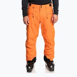 Spodnie snowboardowe męskie Quiksilver Boundry. Brązowe spodnie snowboardowe męskie Quiksilver, na zimę, m, bez wzorów, snowboardowy. Za 359.99 zł.