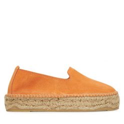 Espadryle Manebi. Brązowe espadryle damskie Manebi, bez wzorów, bez obcasa, bez zapięcia. Za 379.99 zł.