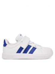 Adidas Sneakersy Streettalk KJ9607 Biały. Białe buty sportowe chłopięce Adidas, bez wzorów, ze skóry, bez zapięcia. Za 199.99 zł.