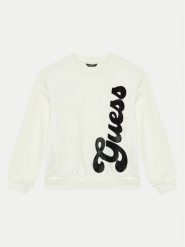 Guess Bluza L4BQ08 KAD73 Écru Regular Fit. Bluzy dla chłopców Guess, z aplikacjami, z bawełny, bez ramiączek, bez kaptura. Za 139.99 zł.
