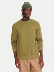 Quiksilver Bluza Salt Water Graphic EQYFT05127 Zielony Comfort Fit. Zielone bluzy męskie Quiksilver, m, bez wzorów, z bawełny, bez kaptura. Za 269.99 zł.