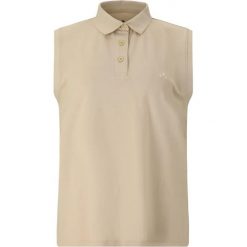 Damska koszulka polo Whistler Jamero. Białe koszulki sportowe damskie Whistler, m, bez wzorów, z bawełny, bez kołnierzyka, bez ramiączek. Za 178.50 zł.