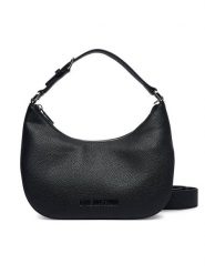 LOVE MOSCHINO Torebka JC4018PP1PLT000B Czarny. Czarne torebki do ręki damskie Love Moschino, bez wzorów, ze skóry, bez dodatków. Za 949.99 zł.