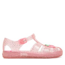 Sandały Mayoral. Czerwone sandały dziewczęce Mayoral, bez zapięcia. Za 129.99 zł.