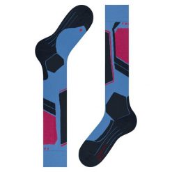 Skarpetki damskie Falke SK4 Advanced. Niebieskie skarpety damskie Falke, bez wzorów. Za 205.50 zł.