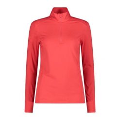 Golf damska turystyczne CMP 30L1086. Czerwone bluzy sportowe damskie CMP, l, bez wzorów, bez kaptura, na golfa. Za 139.99 zł.