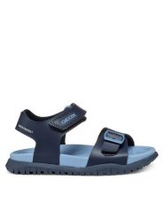 Geox Sandały J Fusbetto Bo J35HMA 000BC C4250 M Granatowy. Niebieskie sandały chłopięce Geox, ze skóry, bez zapięcia. Za 159.99 zł.