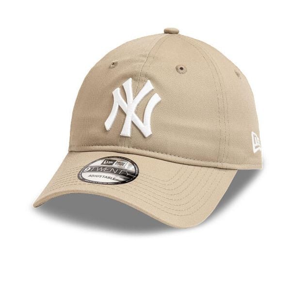 Czapka New York Yankees Ess 9TWENTY. Białe czapki i kapelusze męskie New Era, bez wzorów, z bawełny, eleganckie. Za 109.99 zł.