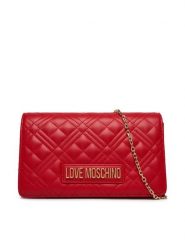 LOVE MOSCHINO Torebka JC4079PP1OLA0500 Czerwony. Czerwone torebki do ręki damskie Love Moschino, bez wzorów, ze skóry, wizytowe, bez dodatków. Za 639.99 zł.
