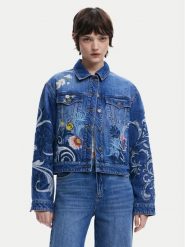Desigual Kurtka jeansowa Misouri 25SWED55 Niebieski Regular Fit. Niebieskie kurtki damskie Desigual, xl, bez wzorów, z bawełny, bez kaptura. Za 429.99 zł.
