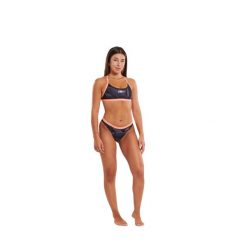 Damski top do kostiumu kąpielowego Z3R0D Mix et Match. Niebieskie topy damskie ZEROD, l, bez wzorów, z nylonu, bez kołnierzyka, bez ramiączek. Za 282.50 zł.