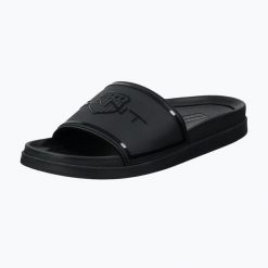 Klapki męskie GANT Pierbay. Czarne klapki męskie GANT, z gumy. Za 269.99 zł.