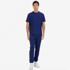 Spodnie do biegania Kappa Gesso. Niebieskie spodnie sportowe męskie Kappa, m, bez wzorów, z dresówki, do biegania. Za 288.00 zł.