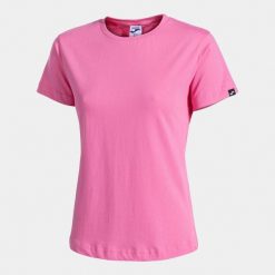 T-shirt damski Joma Desert Pink, krótki rękaw, 100% bawełna, XL. Czerwone koszulki sportowe damskie Joma, xl, bez wzorów, z bawełny, sportowe, bez kołnierzyka. Za 129.99 zł.