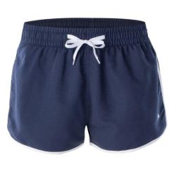 Spodenki Damskie Canadian II. Niebieskie szorty damskie MARTES, s, bez wzorów, z materiału. Za 59.99 zł.