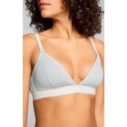 Puma damski sportowy biustonosz trójkątny 3D Knit. Szare bluzy sportowe damskie Puma, s, bez wzorów, z bawełny, bez kaptura, na jogę i pilates. Za 177.90 zł.