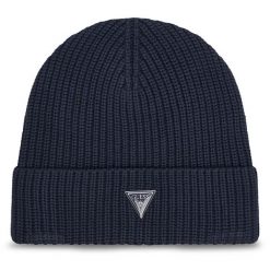 Czapka Guess. Niebieskie czapki i kapelusze męskie Guess, na zimę, z aplikacjami. Za 179.99 zł.