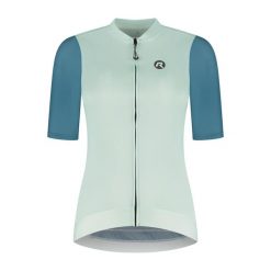 Koszulka rowerowa damska Rogelli Fast. Zielone koszulki sportowe damskie Rogelli, s, bez wzorów, bez kołnierzyka, bez ramiączek, rowerowe. Za 317.99 zł.