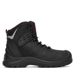 Trzewiki Hunter. Czarne botki męskie Hunter, bez wzorów, bez zapięcia. Za 349.99 zł.